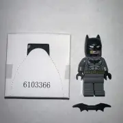 LEGO Batman Dark Bluish Grey Suit Spongy Cape SH0151 Minifigure