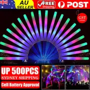 42-500 LED Foam Sticks Bulk Light Up Wand Glow Sticks Flashing Light Rave Party