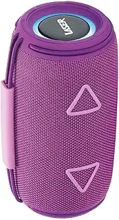 Laser Portable Fabric Bluetooth 5.3 Speaker Max with TWS, Extended Playtime, 1500mAh Battery, 10m Bluetooth Range, 4Ω/8W Speakers, FM Radio, Compatible with USB-C, SD Card, AUX