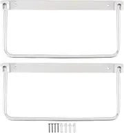 Hanging Shoe Rack, Foldable Wall Mount Shoes Storage Rack, Pair of Aluminium Alloy Hanging Shoe Organizer, Door Mounted Shoe Holder, Shoe Shelf for RV, Yacht, Travel Trailer