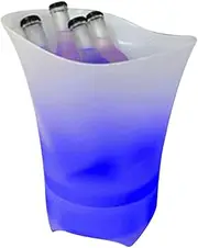 Ice Bucket Speaker | Chill Portable Ice Bucket with Built in Wireless Speaker,Portable Speakers Wireless, with Stereo Sound, Colorful Flashing Lights for Outdoor, Home, Beach, Travel
