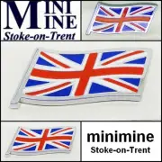 Classic Mini Union Jack Flag Badge MG Car Genuine Rover British Jag Triumph bmc