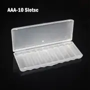 Protective Storage for Your Batteries 10 Slots for AA/AAA Made of PP Material