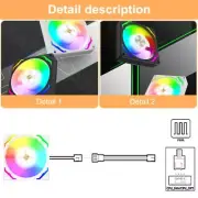 9025 Desktop Fan 90mm ARGB LED Lighting Computer Case Fan With PWM Control