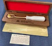 MAC Tools XR 1990 24K 3/8" ratchet with walnut wood display case
