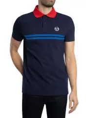 Sergio Tacchini Men's Supermac Polo Shirt, Blue