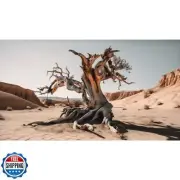 ZatiasMiller Reptile Habitat Background Dead Tree Desert Terrarium Background