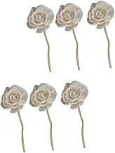 iplusmile 6Pcs Aroma Diffuser Sticks Rattan Fragrance Vines for Home Decor Aromatherapy Essential Oils for Living Room Kitchen Office Use