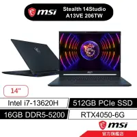 在飛比找蝦皮商城優惠-msi 微星 Stealth 14Studio A13VE 