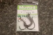 Mustad 39935NP-BN Ultra Point Size 6/0 2X Inline Octopus Circle Hooks Pack of 6