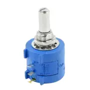 3590S-2-103L 6mm Round Shaft 10-Turn Rotary Wire Wound Potentiometer 10K Ohm