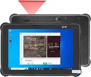 Breloom ST11-J Rugged Tablet with Barcode Scanner, 10.1" Windows 11 Pro IP65 Waterproof Tablet w/Honeywell N4680 Scan Engine, 1D/2D QR Inventory Scanner, 8GB/256GB, 4G LTE/GPS/NFC (ST11-J w/2D)