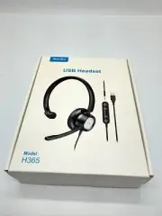 Bee USB Headset with Microphone for PC Computer Headset H365