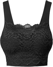 [Generic] Sports Bras for Women One Shoulder Top Bra Cover with Front Women Bra Push up