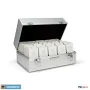 Lighthouse Coin Holders Pack of 1000 Assorted Sizes incl Metal Carry Case