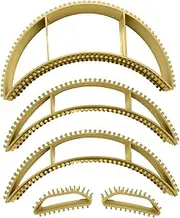 5Pcs Gold styling coiler set Bump it Volume Hair hair accessory Hair bumps for volume insert Fluffy hairdressing tools for women and girls