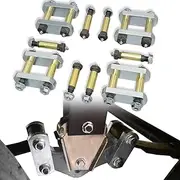 DIMEANI Heavy Duty Trailer Shackle Kit fit for CRE3000 Stock Equaflex 2.25" Shackles, Trailer Shackle Links for Leaf Springs Tandem Axle Truck/Trailers, Shackle Upgrade Kit UO12-016