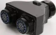Lex 19-Pin 6-Circuit Splitter, (1) 19-Pin Inlet with (2) 19-Pin Outlets