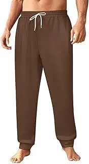 [Generic] Men's Sweatpants, Dark Warm Chestnut-85, Polyester Joggers, Sweatpants Jogging Pants for Workout Running