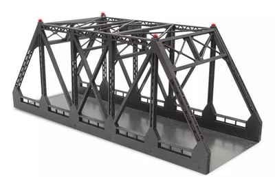 MENARDS 24” DUAL TRAIN BRIDGE W/ LIGHTS! O SCALE LIONEL FASTRACK MTH TRACK