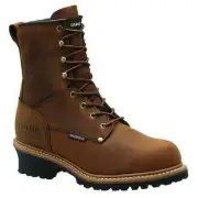 Carolina Logger Boot Steel Toe Waterproof Insulated Leather EH Rated Brown 11