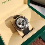 ️瑞士品質️RL COSMOGRAPH DAYTONA 銀錶盤陶瓷 116519LN 40MM 橡膠錶帶-神秘奢華男士手