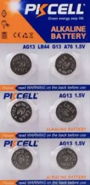 LR44 PKCELL AG13 (6 piece) LR44 PKCELL A76 L1154 AG13 357 New Alkaline Battery
