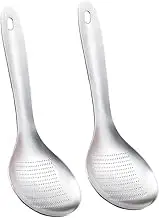 MAGICLULU 2pcs Crushed Ginger Grating Spoon Garlic Grater Shredder À Cheese Grater Tool Handheld Graters Grinder Kitchen Grinding Spoon Reusable Food Grater Silver Stainless Steel