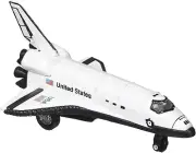 5-Inch Diecast Pullback Space Shuttle Toy – Realistic Spacecraft Model