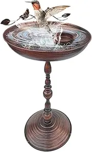 Outdoor Garden Bird Bath, Outdoor Hanging Bird Feeders, Outdoor Bird Bath, Bird Room Standing Garden, Light Iron Yard Art, Ancient Animals
