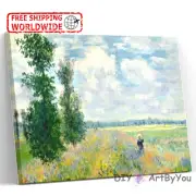 Paint By Numbers Canvas Art Draw Artist Painting Oil Kit Home Decor Grass Field