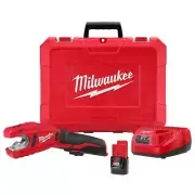Milwaukee Power Cutting Tools 2.3"W Cordless Copper Tubing Kit W/ Hard Case
