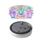 NEW LED Solar Fairy Mason Jar Light Party Wedding Garden Decor (Multicolor 2m)