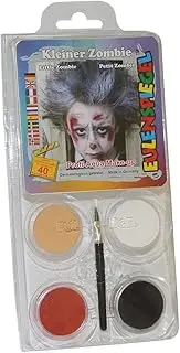 Eulenspiegel 204733 - Small Zombie Make-Up Set for Approx. 40 Masks, Make-Up Colours, Carnival, Theme Party