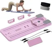 Pilates Reformer Board Foldable Home Gym Equipment Core Ab Trainer Full Body Workout Fitness Machine for Women Men