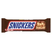 Snickers Candy Bar - Regular Size 1.86oz Single - Chocolate Peanut Caramel Snack
