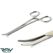 Hemostatic Rochester Curved Pean Clamp Locking Forceps 5.5'' Surgical Artery CE