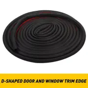 Car Door Rubber Weather Seal Hollow Strip 16ft Weatherstrip Universal D-shape (for: Isuzu)
