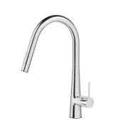 NNEDSZ Kitchen Mixer Tap Pull Out Round 2 Mode Sink Basin Faucet Swivel WELS Chr