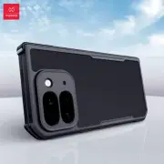 For Google Pixel 9 Pro Fold Case + Glass Shockproof Airbags PC + Glass Hinge Pr