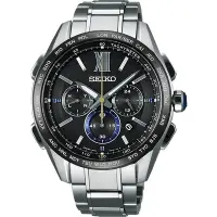 在飛比找Yahoo奇摩購物中心優惠-SEIKO 精工 BRIGHTZ 時尚限量鈦金屬太陽能電波腕