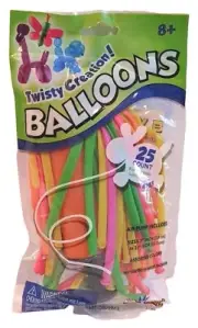 25 Twisty Ballons With Pump by Imperial Toy