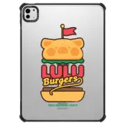 iPad Pro 11-inch (M4) iPad Impact Case Original Tasty Burgers by LuLu the Piggy