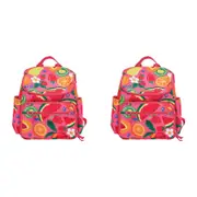 2PK Annabel Trends Polyester Picnic Lunch Bag Backpack - Tropicana