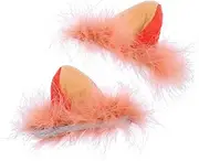 SUPVOX Helmet Ornaments Little Fox Helmet Decoration Plush Fox Easy to Fix Durable