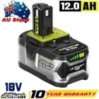 For Ryobi ONE+Plus 18V Lithium Battery P108 P102 P103 P104 P108 P107 P109 12.0Ah