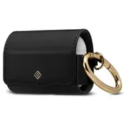 AirPods Pro (2019) Case, Genuine CASEOLOGY Chic Leather Carabiner Hook Cover for Apple