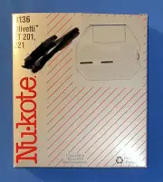 NOS Nu-Kote B136 Olivetti ET201 ET221 Black Correctable Type Writer Ribbon