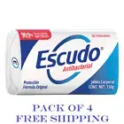 4 X ESCUDO ORIGINAL JABON ANTIBACTERIAL -SOAP BARS - 4 de 135g - FREE SHIPPING
