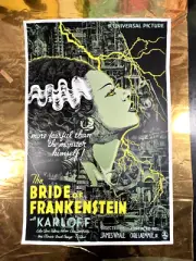 Universal Monsters "The Bride of Frankenstein" variant Francesco Francavelli Art